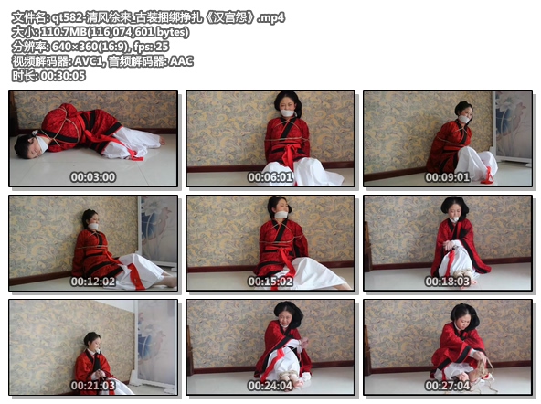 qt582-清风徐来_古装捆绑挣扎《汉宫怨》